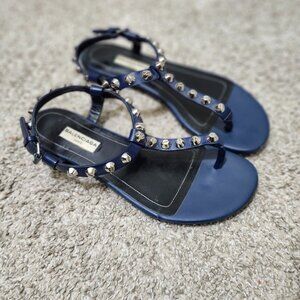 Balenciaga blue sandals